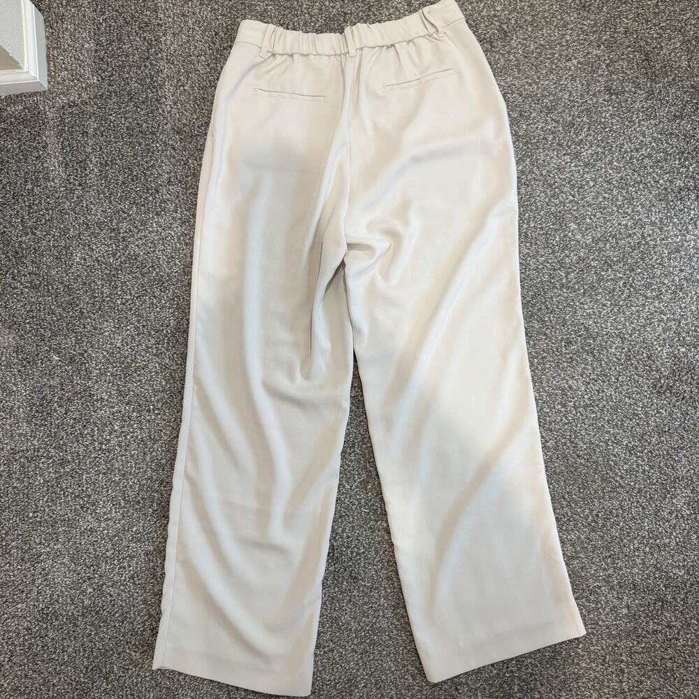 Quince Wide Leg Tailored Trousers 10 Quiet Luxury Old Money Career Office Chic - Picture 5 of 10